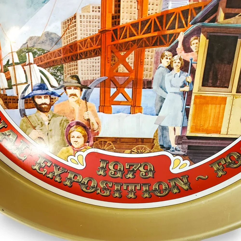 Vintage 1979 San Francisco Golden Gate Expo Tray